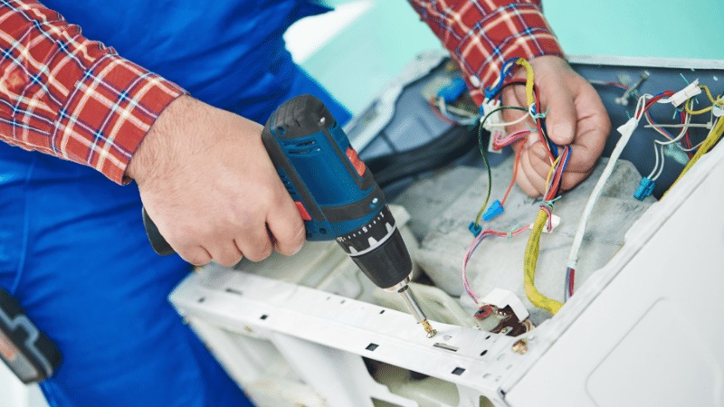 Beypazarı Daylux Daylux çamaşır makinesi kart tamiri – Su almama arızası orijinal parça ile giderildi. - Teknik servis örneği